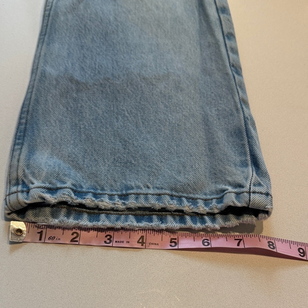 Frame Denim Le High N’ Tight Cropped Mini Boot Jeans, Rossum 2yr Rips, Size 25 - Picture 11 of 12